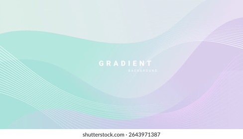 Soft gradient background with smooth wave patterns and pastel colors