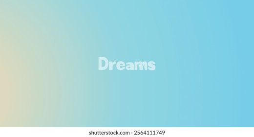 Soft gradient background transitioning from soft beige to light blue,  perfect for minimalist or modern design projects