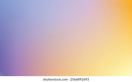 Soft gradient background transitioning from blue and purple to warm yellow and orange, creating a smooth and serene abstract effect. Perfect for modern design projects