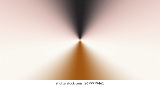 Uma mistura de gradiente suave que emana de um ponto central em um espectro de tons quentes e frios.