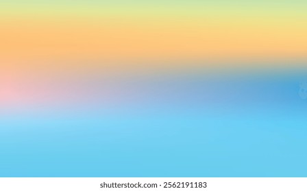 soft gradient blend of warm and cool tones transitioning from pastel orange to vibrant blue, creating a soothing abstract background ideal for creative projects