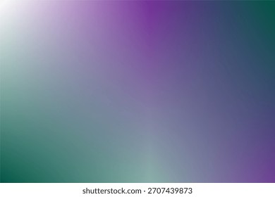Fundo De Cor De Gradiente Suave Com Roxo, Verde E Azul