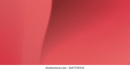 A soft gradient of coral red with subtle dark shadows creating a blurred and abstract background