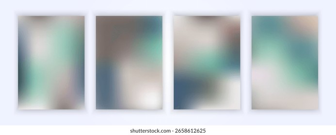 Cubierta suave del gradiente, conveniente para los diseños modernos, tranquilos y minimalistas
