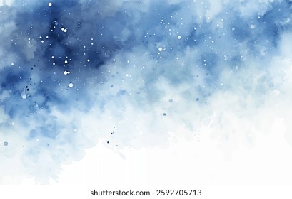 The soft gradient features various shades of blue blending seamlessly into lighter tones, creating a soothing and tranquil atmosphere ideal for backgrounds in digital art and print