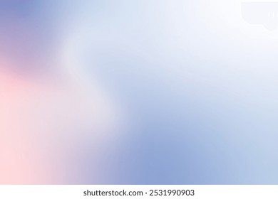 Soft Gradient Pastel Abstract Background. Vector 