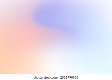 Soft Gradient Pastel Abstract Background. Vector 