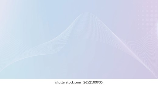 Fundo abstrato pastel de gradiente suave com um pontilhado.  Design moderno de modelo de banner.