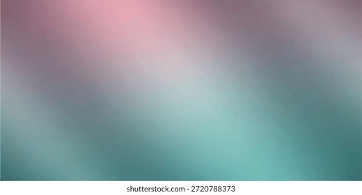 Um gradiente suave de cores rosa e azul-petróleo forma um padrão geométrico abstrato.