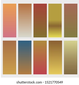 Soft Gradient Set Different Colors For Background. Design for Smartphone screen, mobile app Template, banner ,Wallpaper, background, flyer, Social media. Eps10
