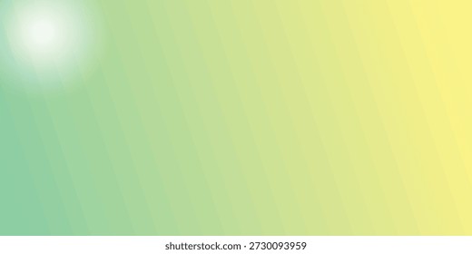 Un gradiente suave en transición de verde a amarillo, con un destello de luz brillante en la esquina superior izquierda.