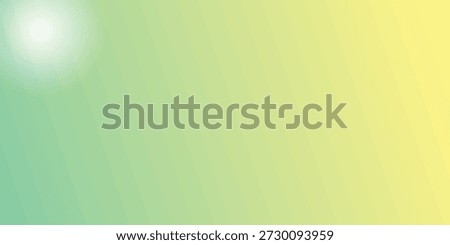 A soft gradient transitioning from green to yellow, with a bright light flare in the upper left corner.