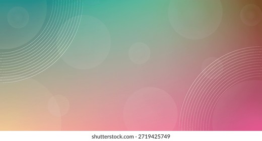 A soft gradient transitioning from teal to pink with delicate, concentric wave-like patterns on the left and right sides.