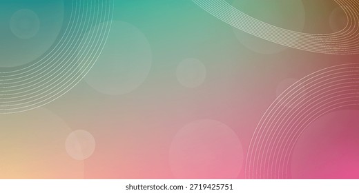 A soft gradient transitioning from teal to pink, overlaid with faint concentric circles, creating a gentle, abstract visual.