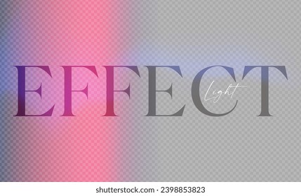 Gradiente suave efecto de luz cálido y luminoso. Diseño de bombilla transparente para vectores