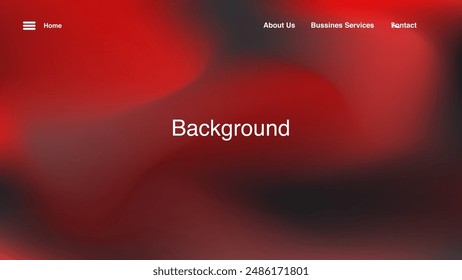 Soft gradient wavy dark red background