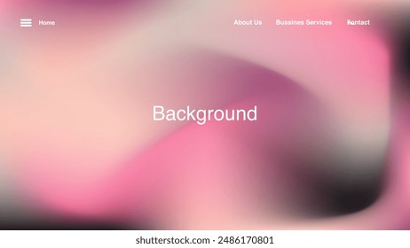 Soft gradient wavy pink, white background