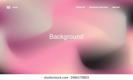 Soft gradient wavy pink, white background