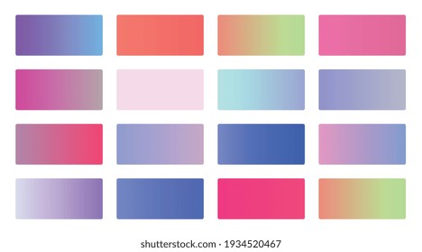 soft gradients swatches background set