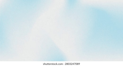 Soft grainy gradient shifting from pale blue toward white, rendering minimalist textured surface with elegant neutral aesthetic