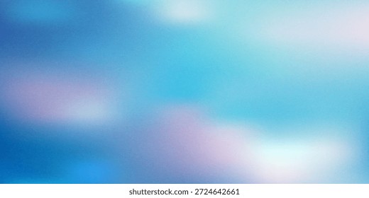 Un gradiente suave y granulado pasa de un blanco brillante en la parte superior a un azul claro en la parte inferior, creando un fondo sereno y aireado.