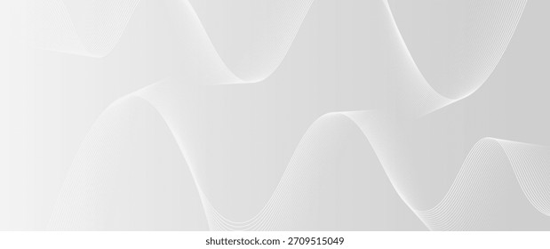 Soft gray abstract background with wavy flowing shapes and gentle gradients.