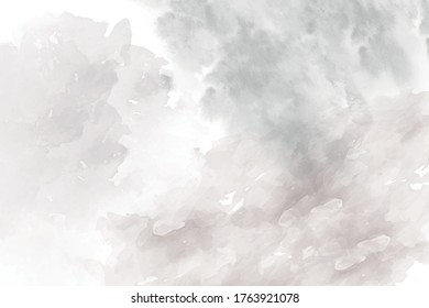 Soft gray abstract watercolor background