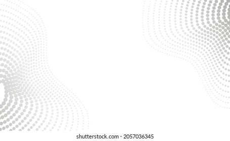 Soft gray halftone texture background with copy space. Eps 10 vector