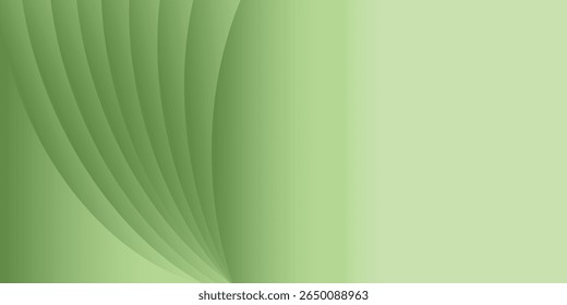 Soft green abstract background with flowing curved layers and gradient tones. Perfect for eco, wellness, nature, health, or minimal modern design projects