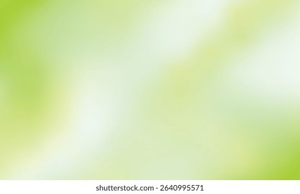 Soft green abstract background with light blur and vibrant smooth gradient texture
