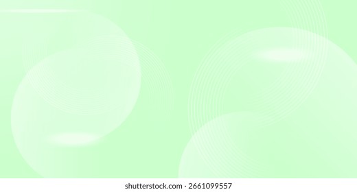 Fundo de círculo abstrato verde suave. Ótimo para temas ecológicos, marca de bem-estar e designs de produtos orgânicos.