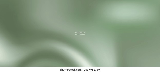 Soft Green Abstract Swirl Background With Fluid, Silk-Like Texture For Design Projects