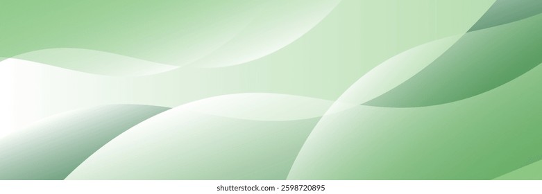 	Soft green abstract waves with a smooth gradient effect, creating a fresh and calming aesthetic. Ideal for backgrounds, digital designs, and modern templates.
