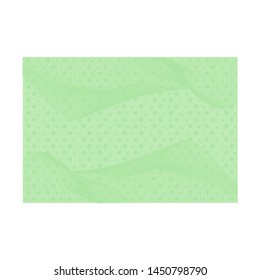 soft green background with dynamic line halftone