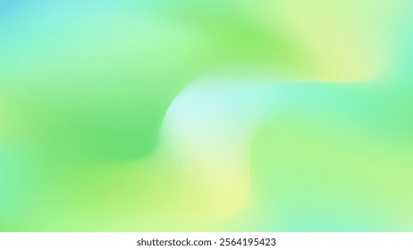 Soft green and blue gradient abstract background with smooth transitions and blurred texture. Spring vibrant design.