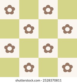 soft green ceramic floor tiles flower seamless pattern 