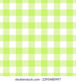 Color verde suave gingham transparente patrón sin fisuras, patrón vichy, fondo a cuadros para el diseño textil, servilleta, manta, papel envolvente, cubierta, mantel, bufanda. Ilustración vectorial EPS 10.