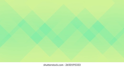 Soft green geometric background with overlapping diamond shapes and smooth gradient effect.  Vector illustration.