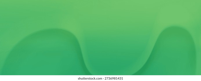 Soft green gradient background with abstract spring light waves and smooth organic flow. Ideal for fresh eco bg, spring themes.