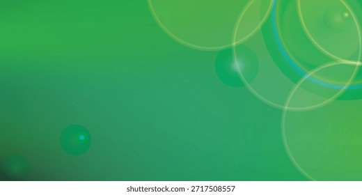 A soft green gradient background with scattered, out-of-focus bokeh circles and light flares, creating a dreamy and ethereal atmosphere.