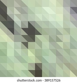 Soft Green Grid Low Poly Pattern