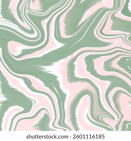 Soft Green and Pink Marble Texture Background