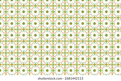 Patrón de tela de verano verde suave sin costuras para el Fondo de pantalla 