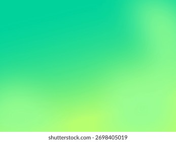 Weich grüner und türkisfarbener Farbverlauf-Hintergrund mit glattem Farbübergang. Minimalistisches abstraktes Design für moderne Vorlagen, Web- oder Grafikprojekte.