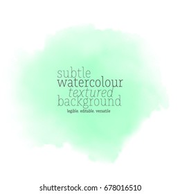 soft green watercolor background