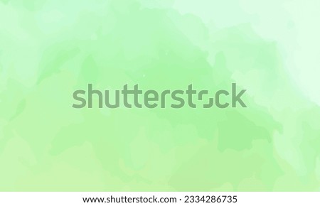 Soft green watercolor background Template