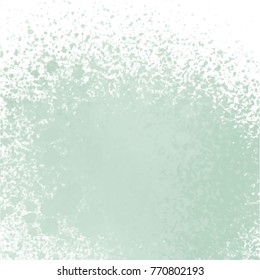 soft green watercolor splatter pattern with light and darker areas, vector illustration