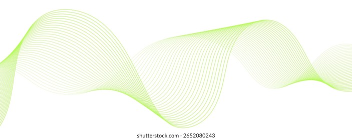 Soft green wave background with smooth gradient flow perfect for eco branding, nature-themed graphics, or modern clean layouts.