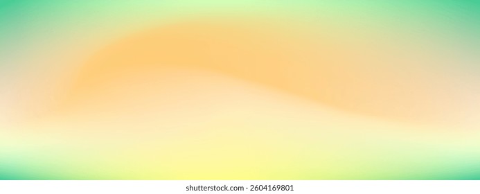 Soft green and yellow spring, summer gradient vector texture background