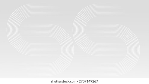 Soft grey abstract background with curved wave shapes and subtle light.